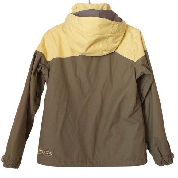 Burton Olive Green Two Toned Snowboard / Ski Snow Jacket Size Small - Picture 2 of 16